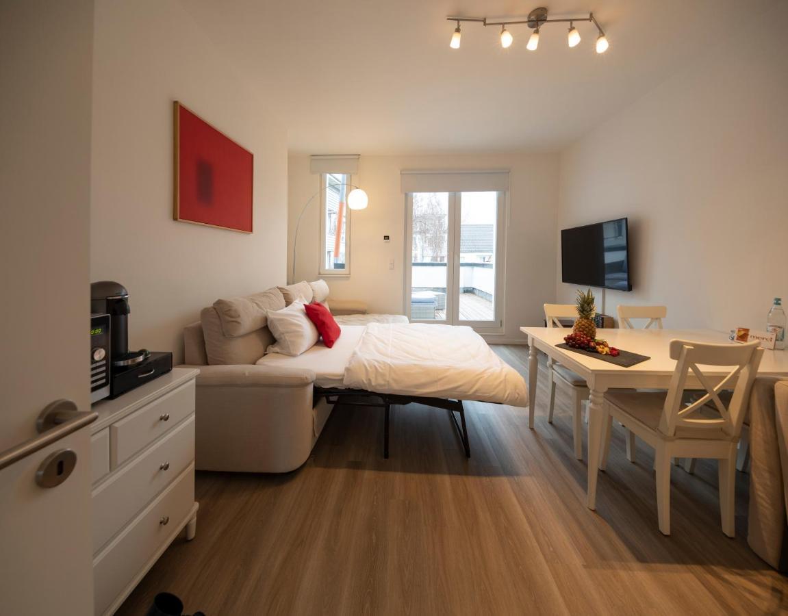 Jaybnb - Apartment Direkt Am Hafen Mit Terrasse Und Uhd Tv ドルトムント エクステリア 写真